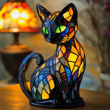 Afbeelding in Gallery-weergave laden, Lumikat – handgemaakte lichtgevende lamp die harten laat stralen