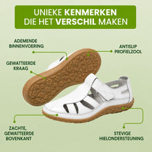 Afbeelding in Gallery-weergave laden, BellaVita comfortabele leren sandaal — Premium zacht · Antislip · Vederlicht