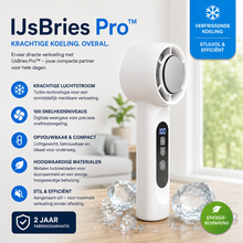 Afbeelding in Gallery-weergave laden, IJsBries Pro™ – Persoonlijke ventilator met actieve directe koeling — 199 standen, één druk op de knop en direct merkbaar koeler