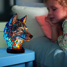 Afbeelding in Gallery-weergave laden, LichtWolf - handgemaakte lamp die harten laat stralen