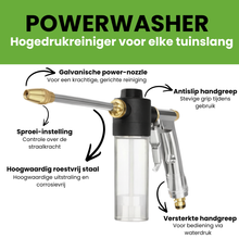 Afbeelding in Gallery-weergave laden, Powerwasher – Krachtige Hogedrukreiniger voor elke Tuinslang