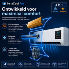 Afbeelding in Gallery-weergave laden, InstaCool Pro – Airco &amp; Verwarming – Geen Installatie Nodig | 2-in-1 | Voor ruimtes tot 51 m²
